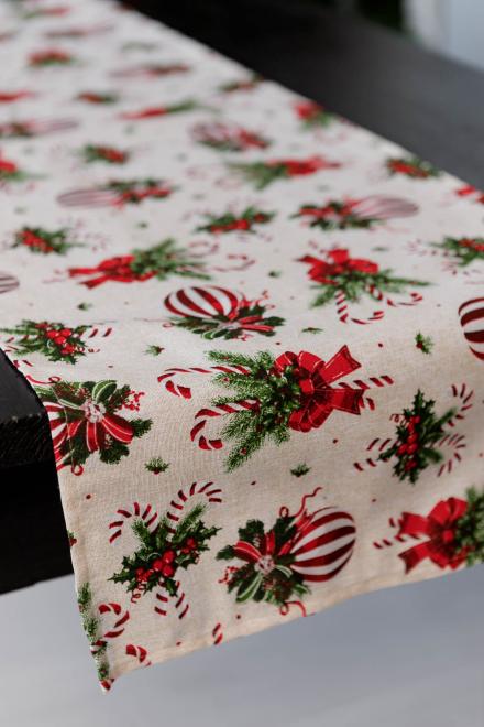 Доріжка Прованс Stripe Balls 40x136 см (42158) - фото 1 Доріжка Прованс Stripe Balls 40x136 см (42158) - фото 1