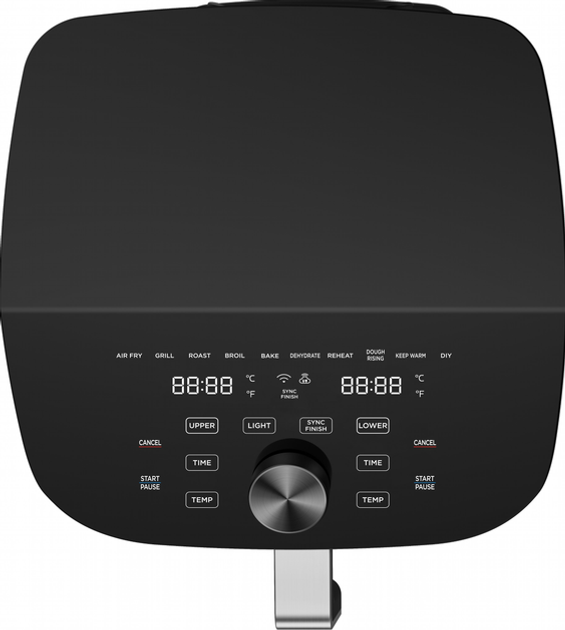 Аерофритюрниця подвійна Midea MAD1100DADK 2 зони приготування 10 програм управління з телефону - фото 11