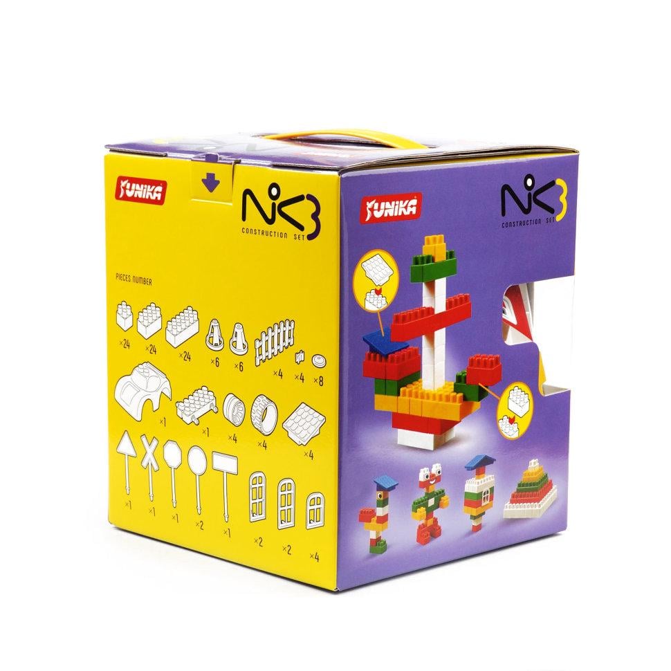 Конструктор дитячий NIK-3 128 деталей (13533101)