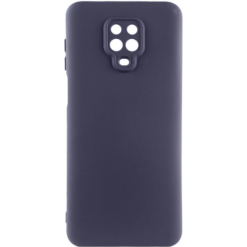 Противоударный чехол Silicone Cover Lakshmi Full Camera (AAA) для Xiaomi Redmi Note 9s / Note 9 Pro /Note 9 Pro Max Серый / Dark Gray