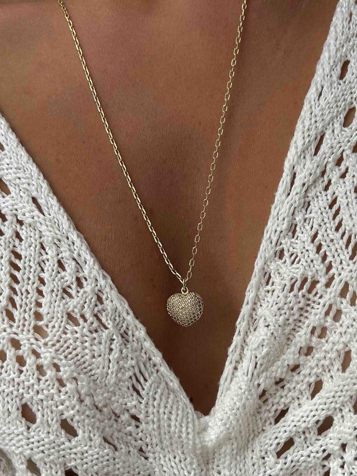 Цепочка с топазом и фианитами Золотой (5606) Цепочка с топазом и фианитами Золотой (5606)