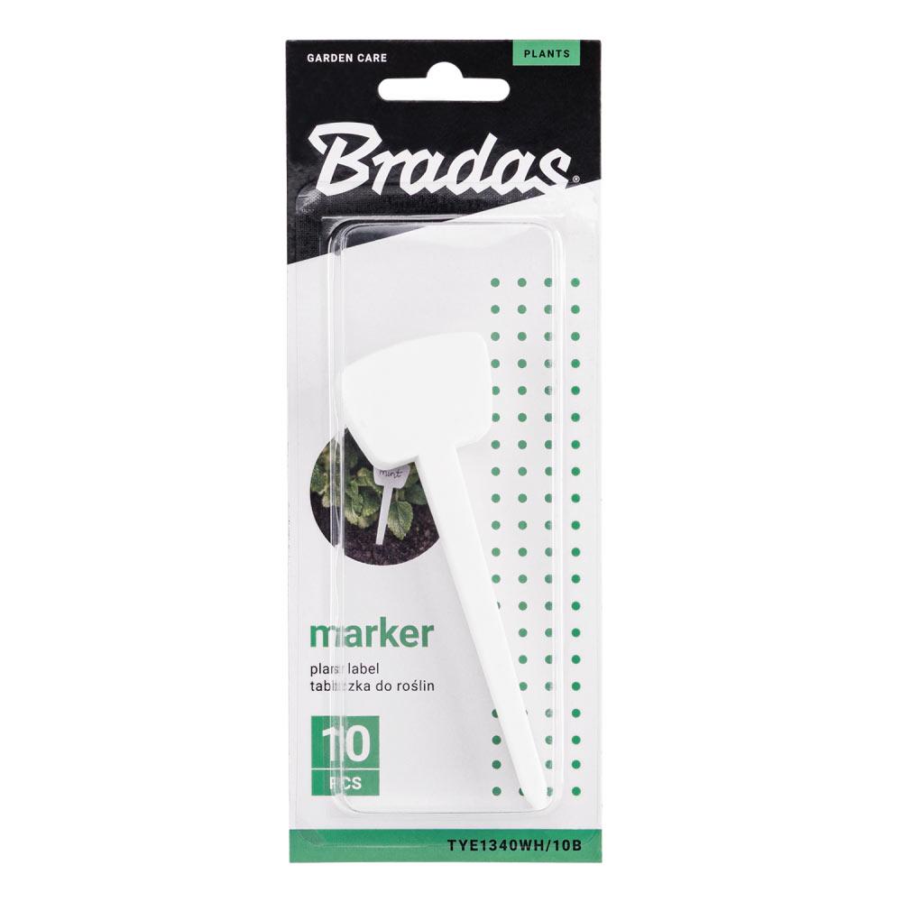 Маркер для растений Bradas 13x4 см 10 шт. Белый (TYE1340WH/10B) - фото 2 Маркер для растений Bradas 13x4 см 10 шт. Белый (TYE1340WH/10B) - фото 2