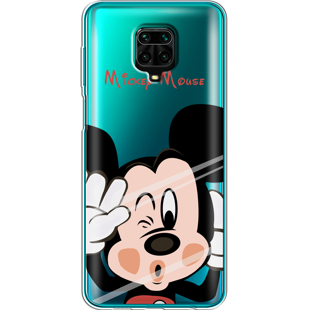 Чехол Boxface Xiaomi Redmi Note 9S Mister M Прозрачный силикон (39475-cc58-39475)