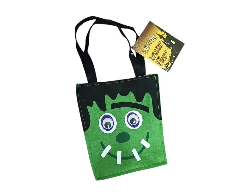 Сумка для конфет на Хэллоуин Франкенштейн 200x205 мм Разноцветный (688642)