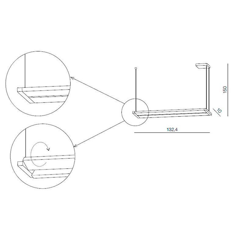 Люстра AZzardo FLASH AZ3203 (61af2949da85e2196d58d492) - фото 3