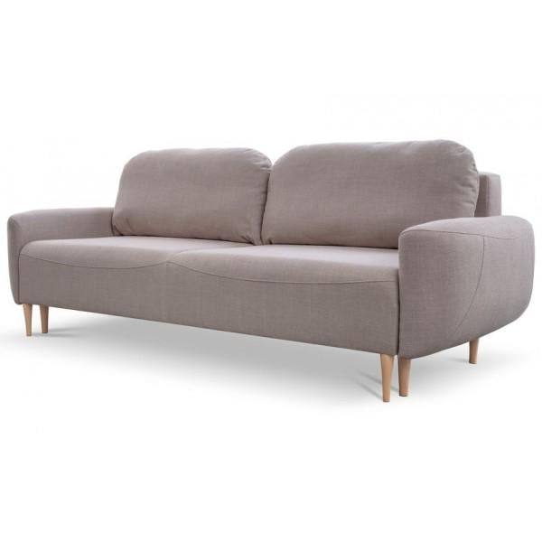 Диван раскладной Perfect Home Boho натуральное дерево/ДСП/ткань Ottawa 7 Сиреневый (49489)