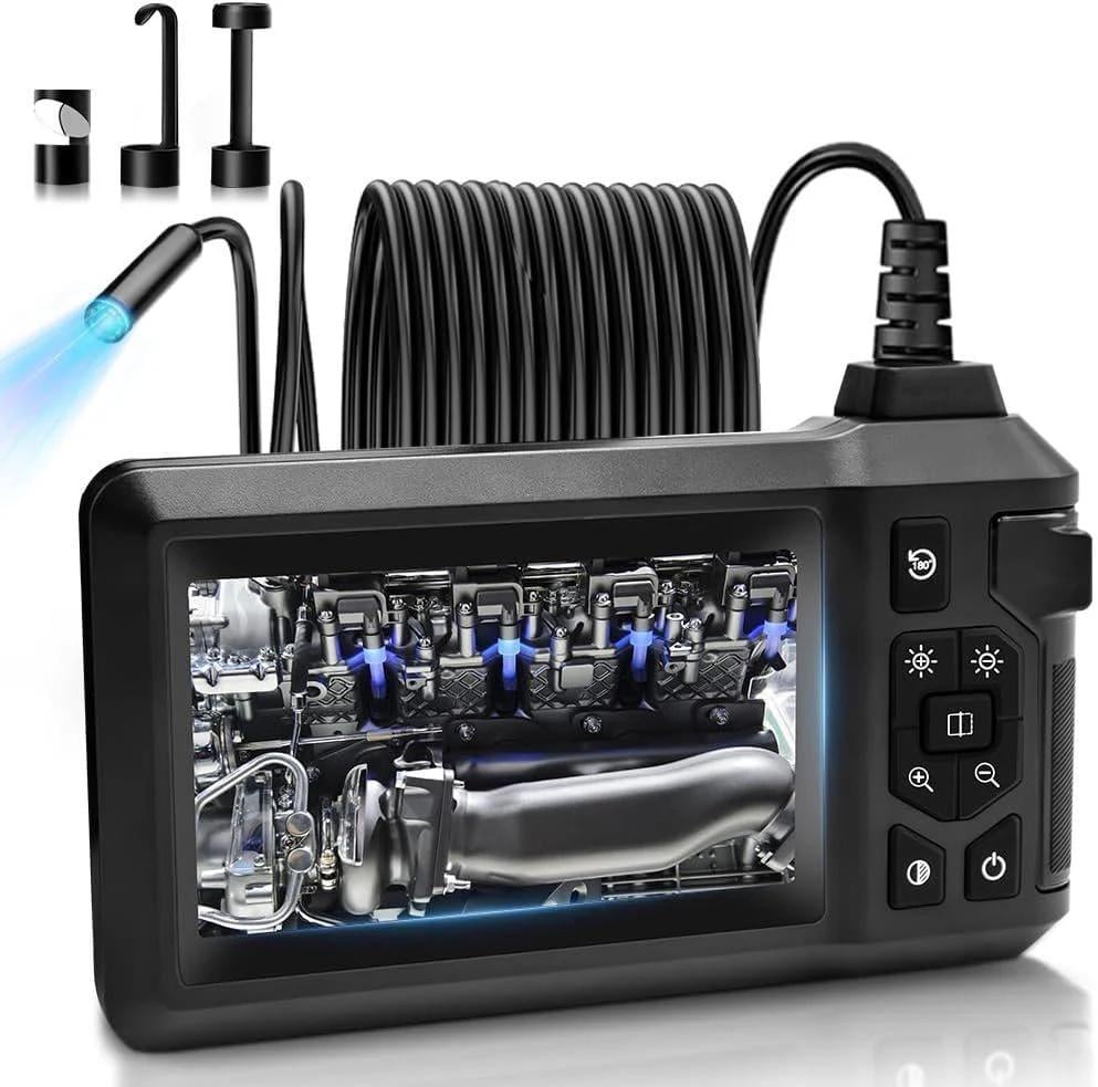 Эндоскоп автомобильный с монитором 4,3" 8 мм с жестким кабелем и насадками 2 м (25860130) Эндоскоп автомобильный с монитором 4,3" 8 мм с жестким кабелем и насадками 2 м (25860130)