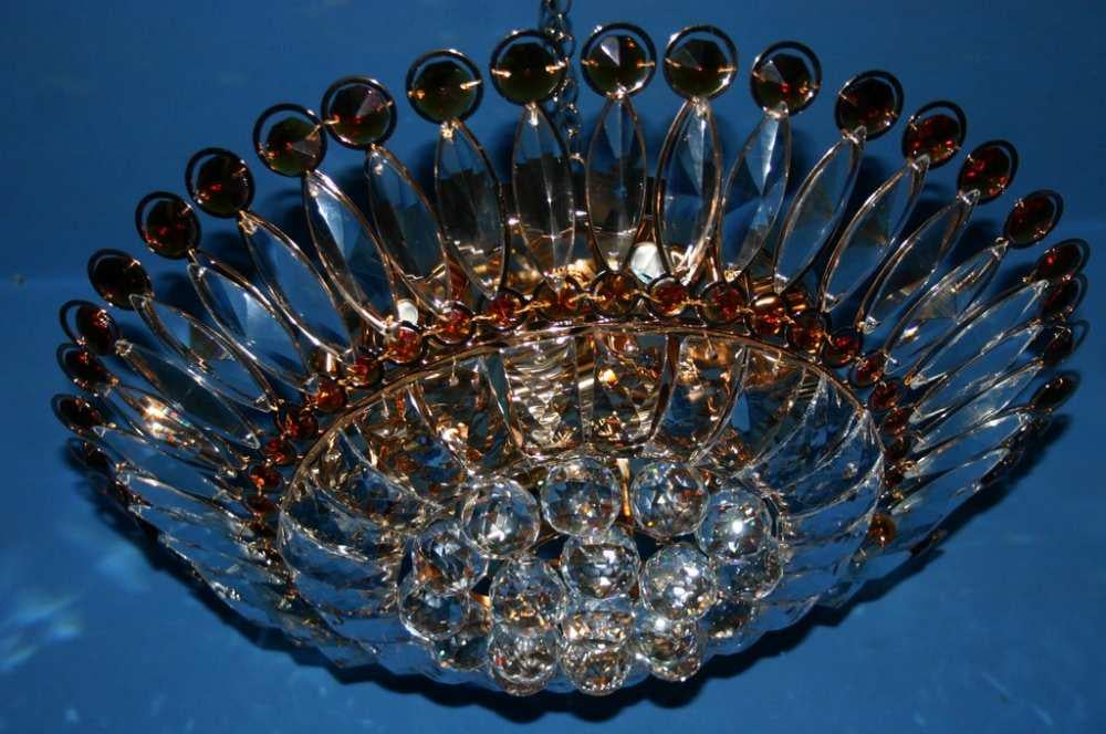 Хрустальная люстра 9065/8 BRN Золото/Белый/Коричневый (AN000605) Хрустальная люстра 9065/8 BRN Золото/Белый/Коричневый (AN000605)