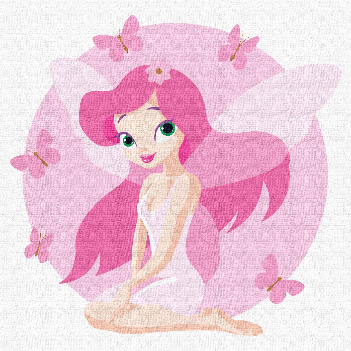 Картина по номерам Идейка Волшебная фея 30x30 см (Id-KHO6090)