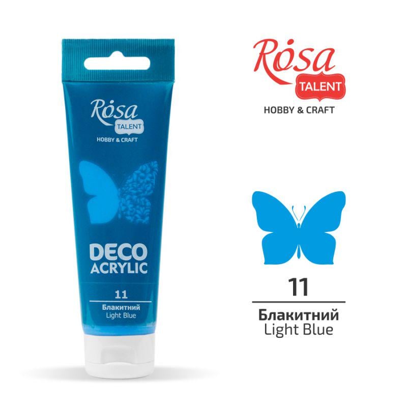 Акриловая краска ROSA Talent туба 75 мл Голубой (322211) Акриловая краска ROSA Talent туба 75 мл Голубой (322211)