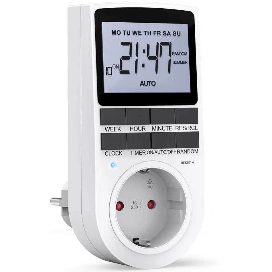 Реле часу та таймер U&P ESS-16 Socket Timer White (WDT-ESS16-WE)