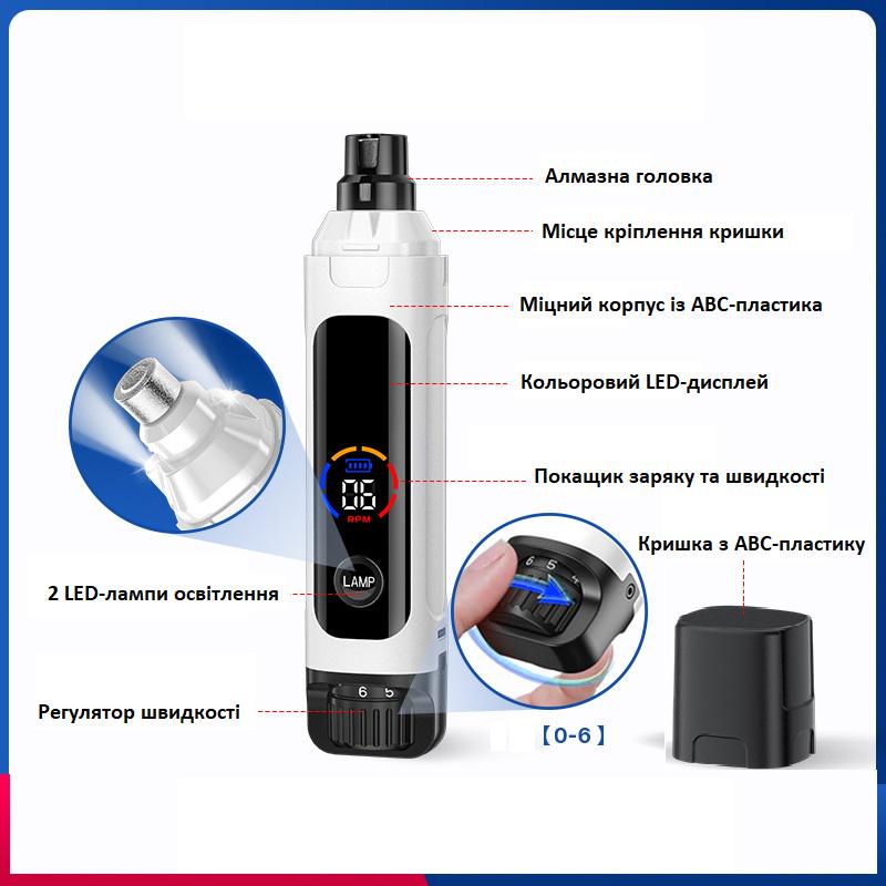 Точилка для когтей животных Sodog MX30 аккумуляторная (10095) - фото 4 Точилка для когтей животных Sodog MX30 аккумуляторная (10095) - фото 4