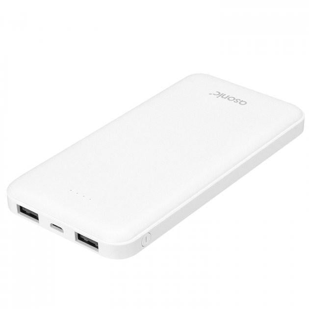 Внешний аккумулятор повербанк Asonic 10 000 mAh 2 USB 10W