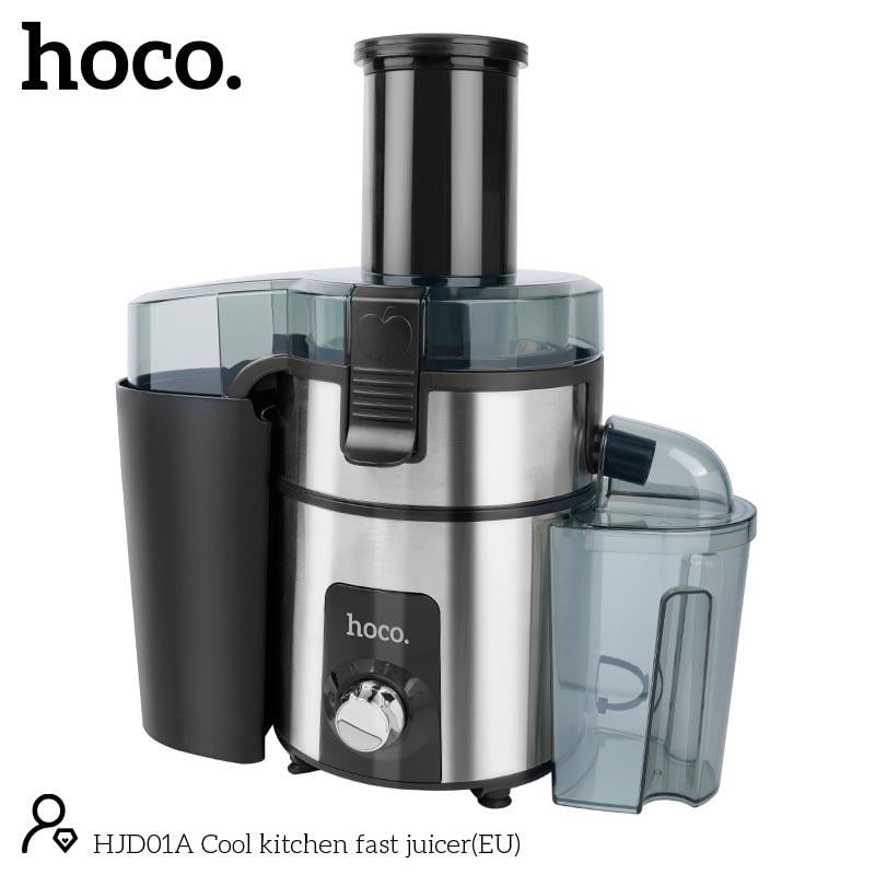 Соковитискач Hoco Cool Kitchen HJD01A 500 мл Сірий (27457166) Соковитискач Hoco Cool Kitchen HJD01A 500 мл Сірий (27457166)