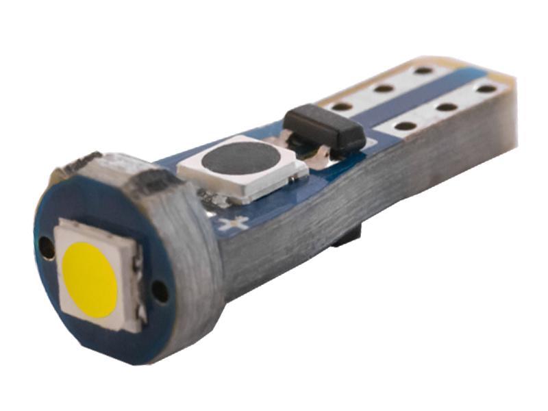 Автомобильная лампа светодиодная LEDUA T5-3030-1 SMD 24V Белый (2580)