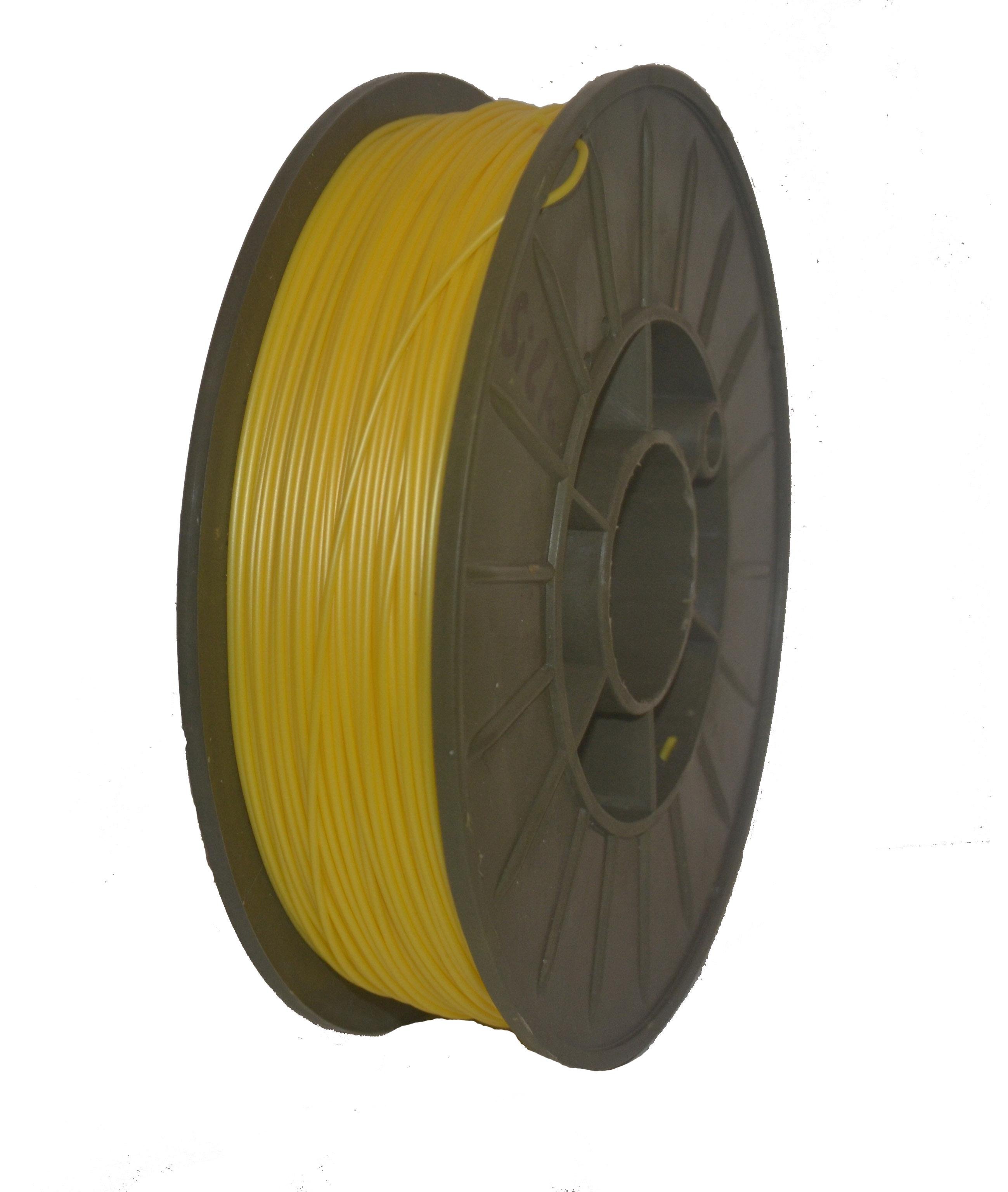 Нить пластиковый PLA Pochatok Filament для ЗD печати 1,75 мм 0,75 кг шелковый Желтый (13050) - фото 1