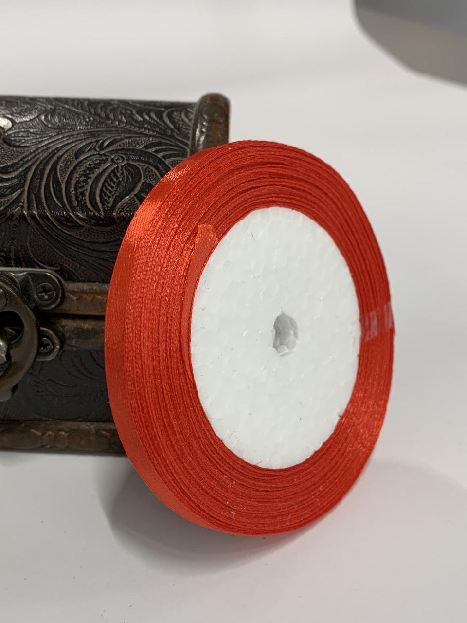 Лента атласная 22 м x 0,7 см Красный (1617948514)