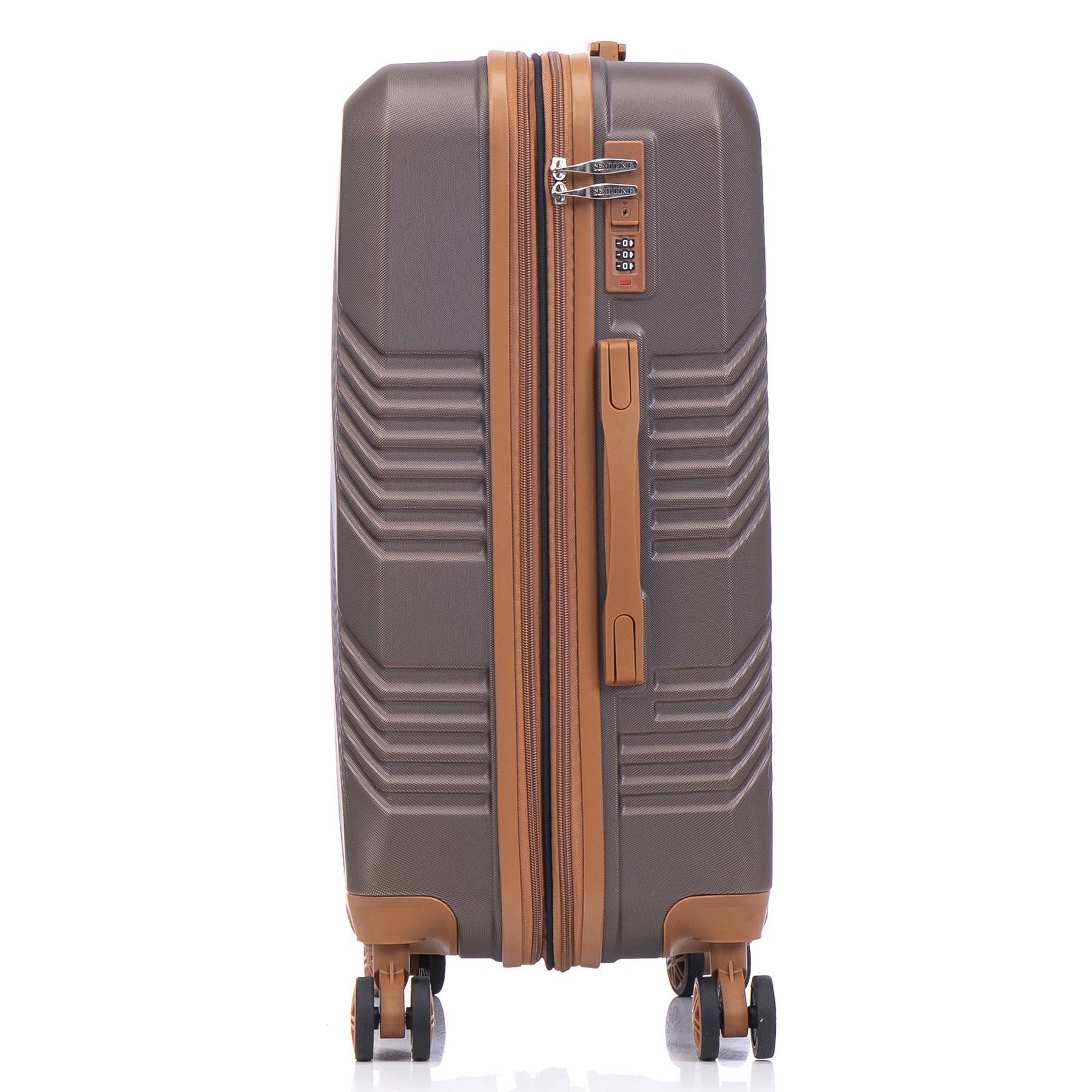 Валіза SEMI LINE 24" Brown (T5850-2) - фото 5