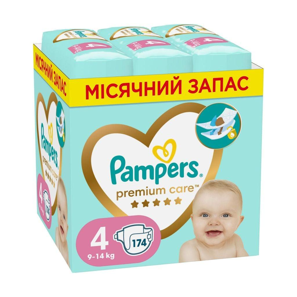 Підгузки дитячі Pampers Premium Care р. 4 9-14 кг 174 шт. (PD262547)