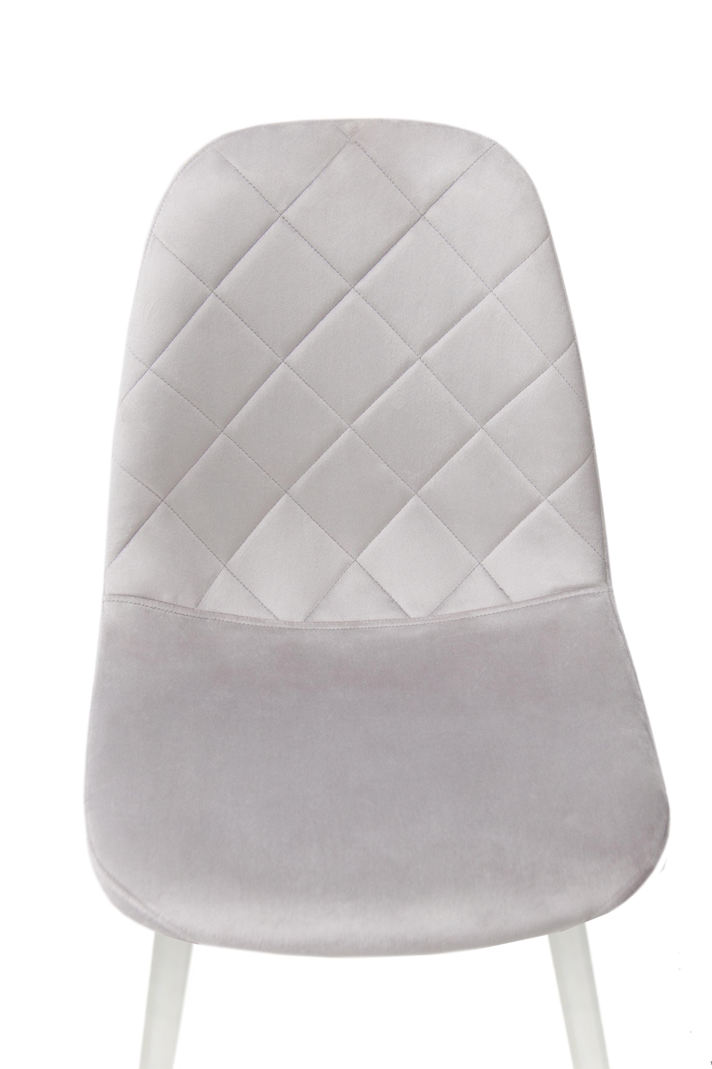 Стул для кухни и гостиной ГРЕЙС Эмбер-L 430х860х490 мм Белый/Светло-серый (GAА0052502) - фото 4 Стул для кухни и гостиной ГРЕЙС Эмбер-L 430х860х490 мм Белый/Светло-серый (GAА0052502) - фото 4