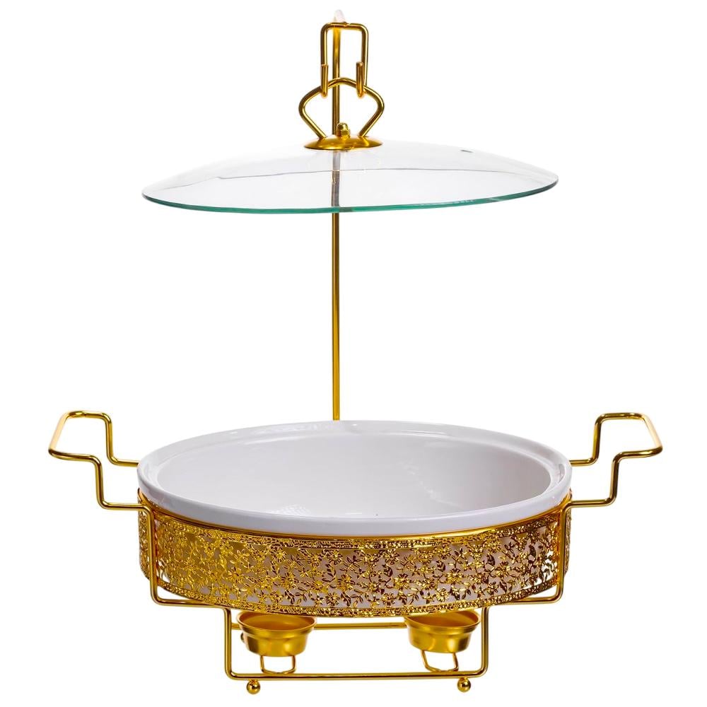 Мармитница фарфоровая Elit для вторых блюд 2 л (YL-75)