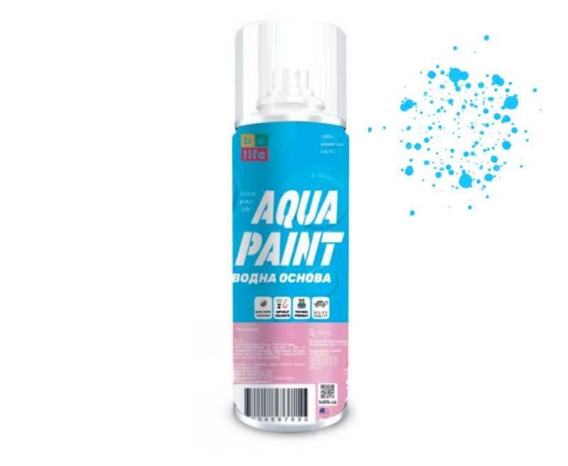 Краска на водной основе Belife Aqua Paint шелковисто матовая 400 мл Голубое небо (А15)