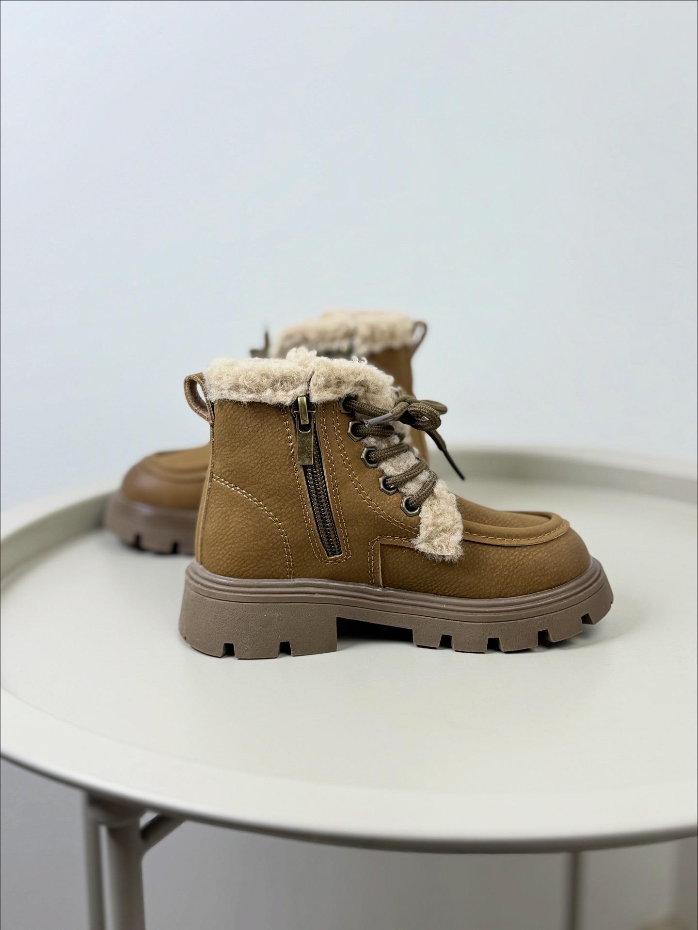 Черевики дитячі зимові 1666 р. 26 Бежевий (30584204) - фото 8 Черевики дитячі зимові 1666 р. 26 Бежевий (30584204) - фото 8