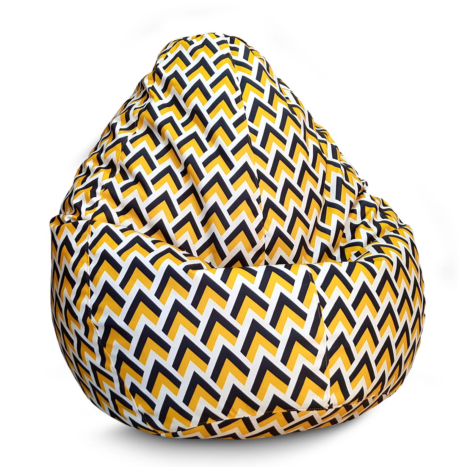 Крісло мішок iPuff Олімп 6 Флок XXXL 100х135 см Крісло мішок iPuff Олімп 6 Флок XXXL 100х135 см