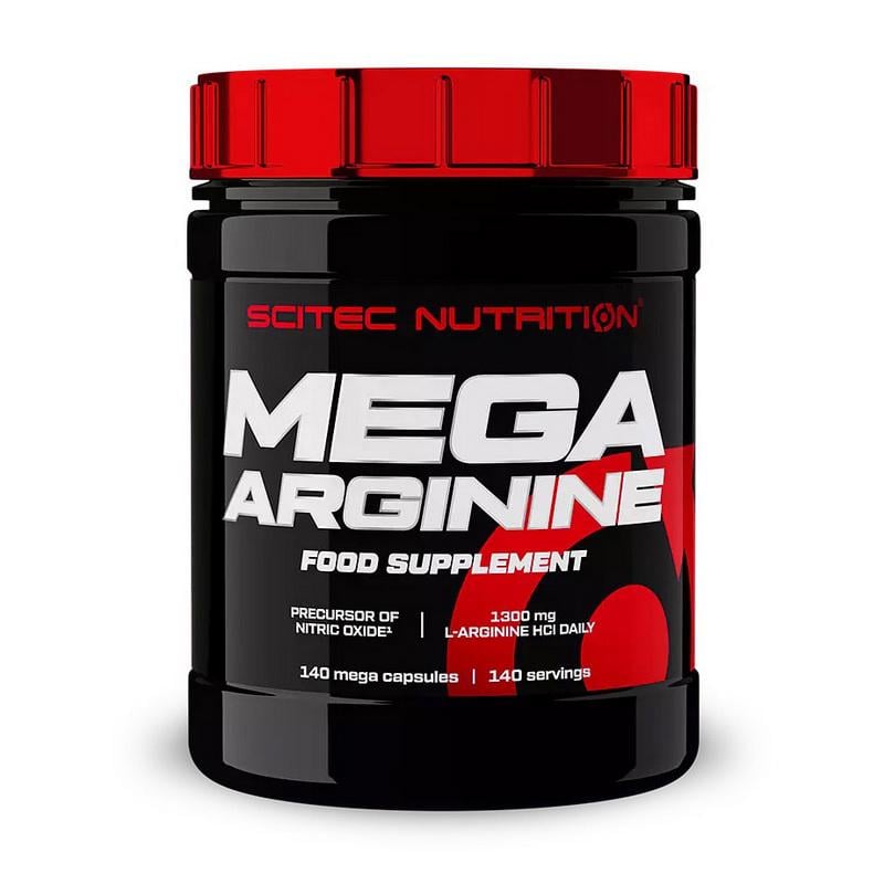 Аргинин Scitec Nutrition Mega Arginine 1300 мг 140 капс.