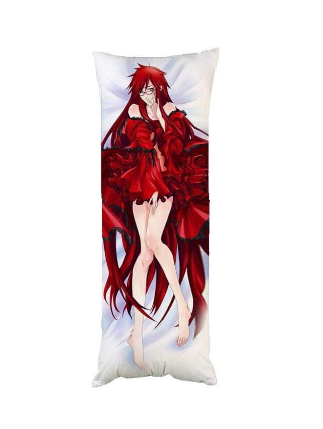 Подушка дакімакура Грель Саткліфф Жнець Трунар Темний Дворецький декоративна ростова для обіймання двостороння 60x200 см (1834034032)