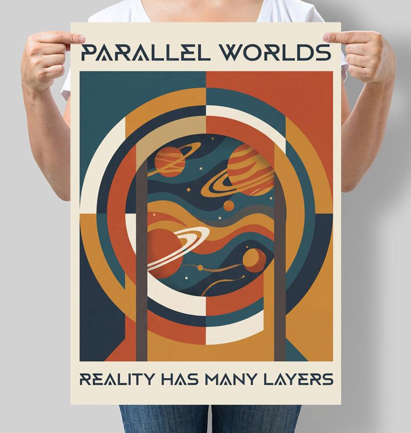 Постер Parallel Worlds Future Vision Collection 42x60 см A2 без рамки (DZ149_A2)