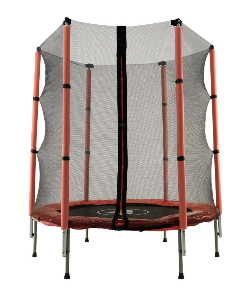 Батут детский Atleto с защитной сеткой на металлических опорах 140 см Красный (132-76-21000401) - фото 3 Батут детский Atleto с защитной сеткой на металлических опорах 140 см Красный (132-76-21000401) - фото 3