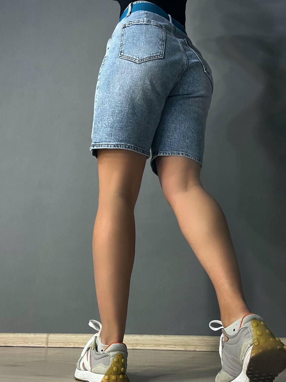 Шорти жіночі джинсові Liana 440 бермуди р. 33 Блакитний (26852054) - фото 10 Шорти жіночі джинсові Liana 440 бермуди р. 33 Блакитний (26852054) - фото 10