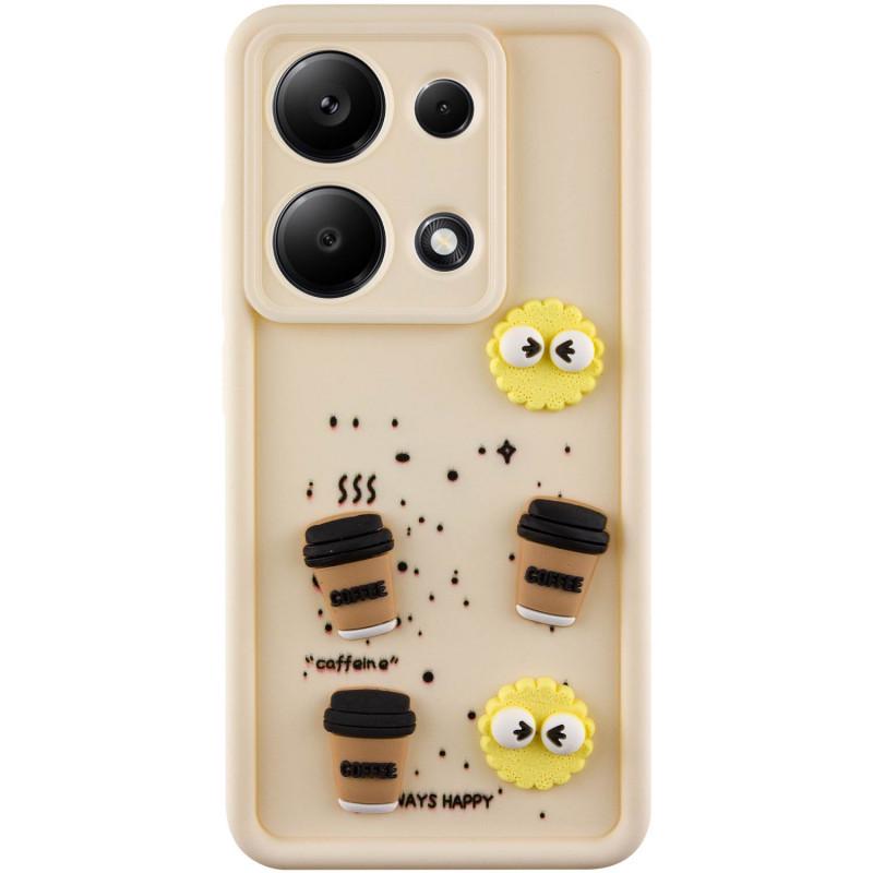 Противоударный чехол TPU Toys Case для Xiaomi Redmi Note 13 Pro 4G / Poco M6 Pro 4G Sand / Always Happy