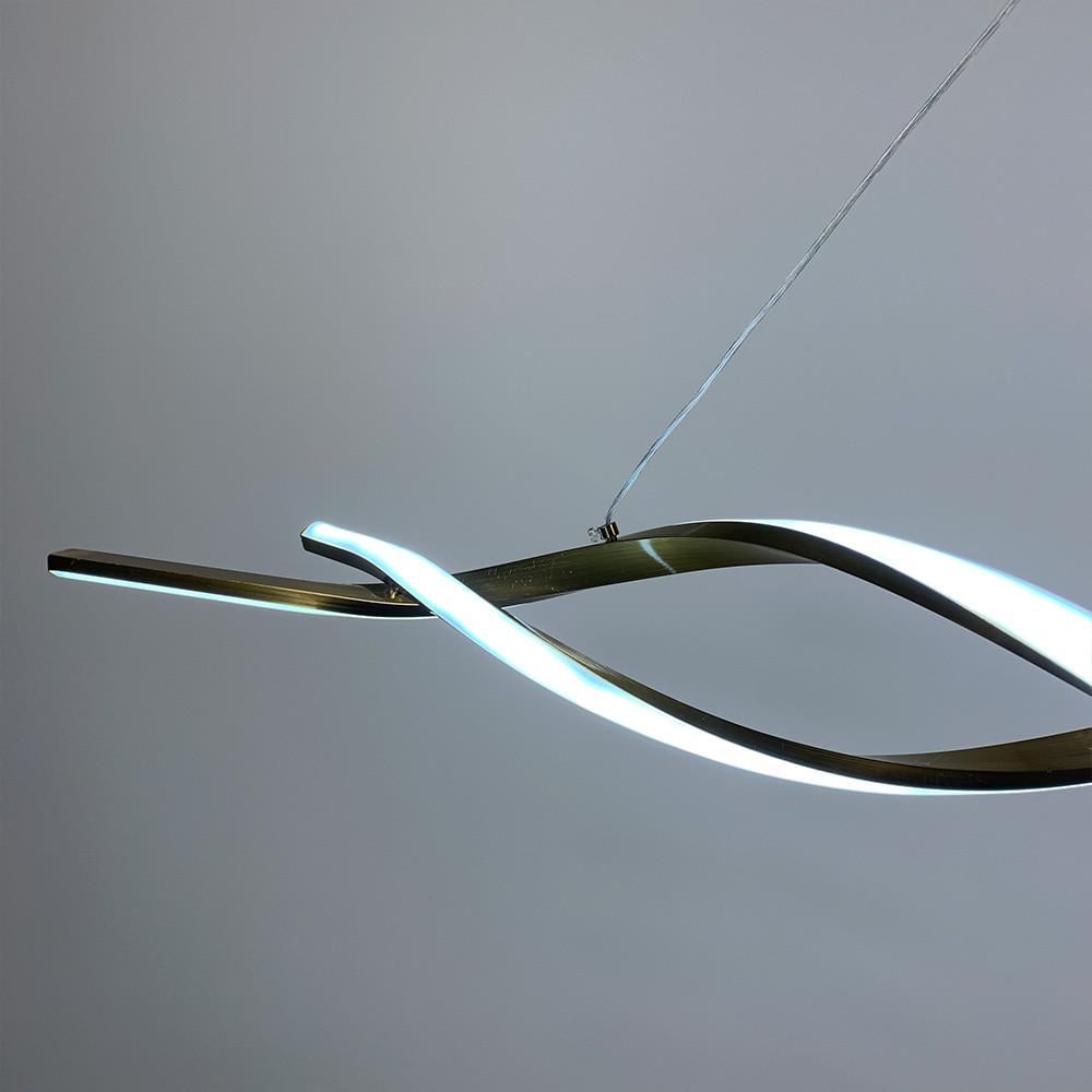 Світильник лінійний підвісний LED SCREW 100 см Золотий (h 20L AB) - фото 6 Світильник лінійний підвісний LED SCREW 100 см Золотий (h 20L AB) - фото 6