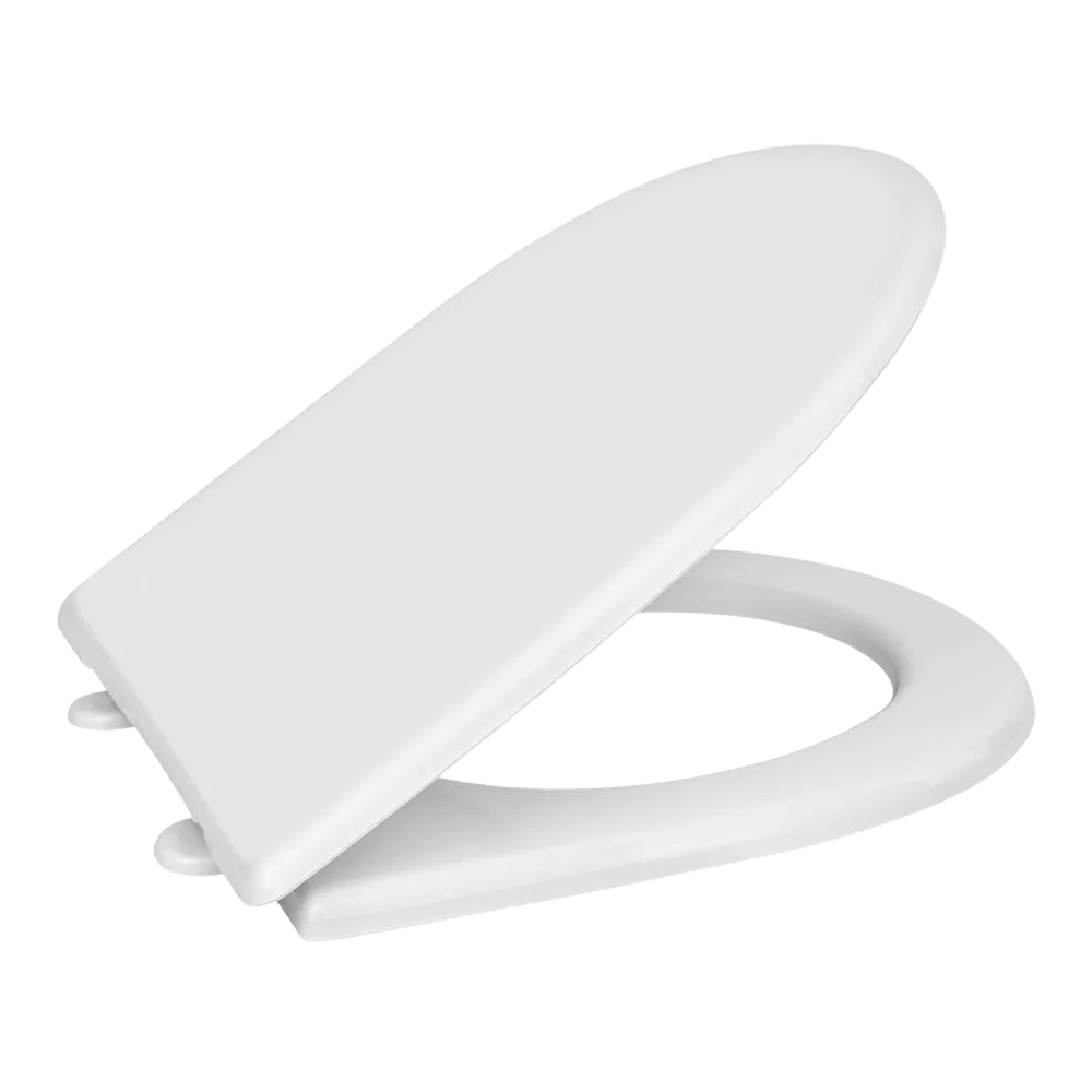 Сидения для унитаза SoloPlast СП‑3 с крышкой и пластиковым креплением 355x428 мм (2509712062)