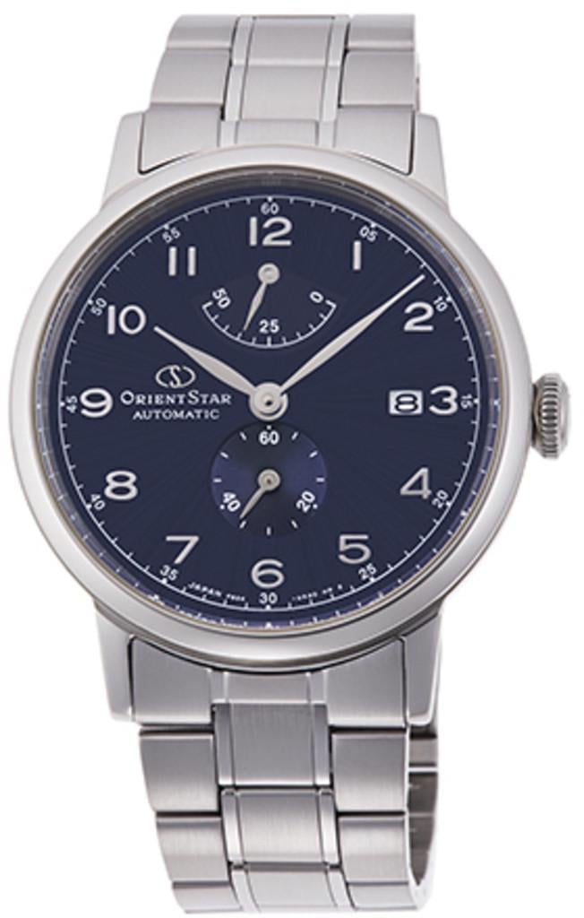 Наручний годинник чоловічий Orient Star RE-AW0002L00B з сталевим корпусом/сапфіровим склом WR 50 м Синій (3124788955)
