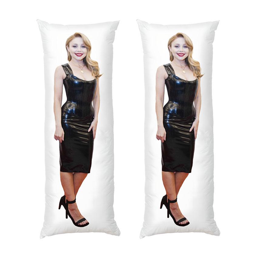 Подушка докімакура Tina Karol in a black dress габардин 150х50 см (113662-3)