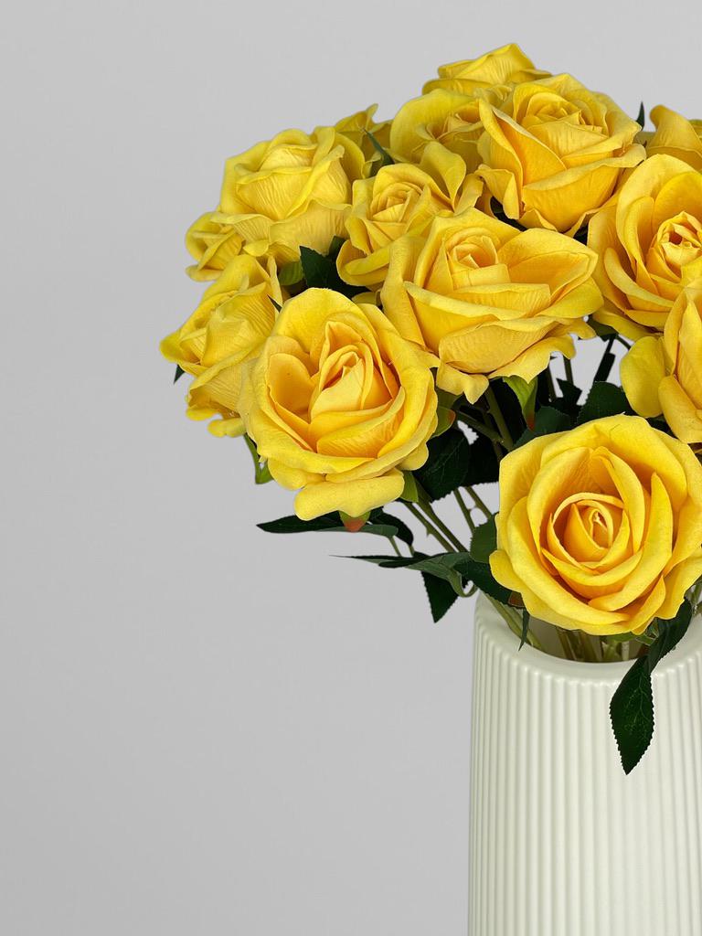 Роза на стебле 51 см Желтый (К02083) - фото 5