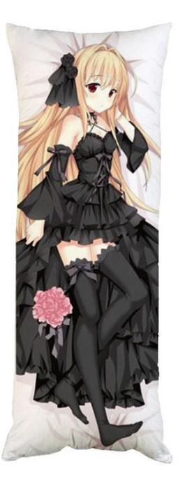 Подушка дакімакура Кондзики-но Ямі Золота Темрява декоративна ростова для обіймання 40x120 см (1834005270)