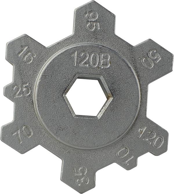 Матрица АСКО-УКРЕМ 10-120 мм2 для ручного пресса HX-120B 1 шт. (A0170020047)