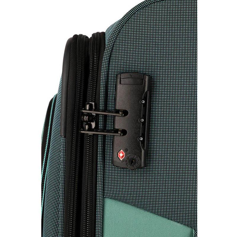 Валіза на 4 колесах Travelite Viia M 70/80 л Green (TL092848-80) - фото 3