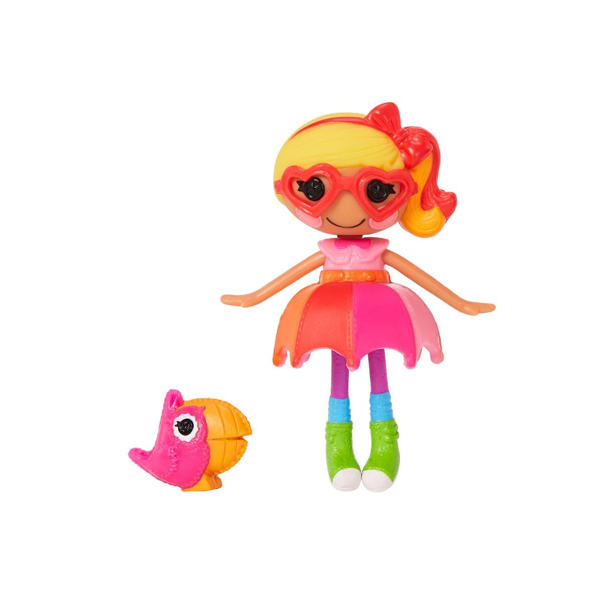 Кукла Mini Lalaloopsy Радужная Эйприл с любимцем и аксессуарами 7,5 см (579083)