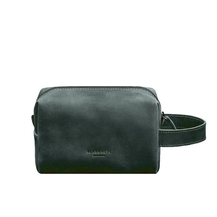 Косметичка-несесер шкіряна 5.0 Crazy Horse Зелений (A-027464)