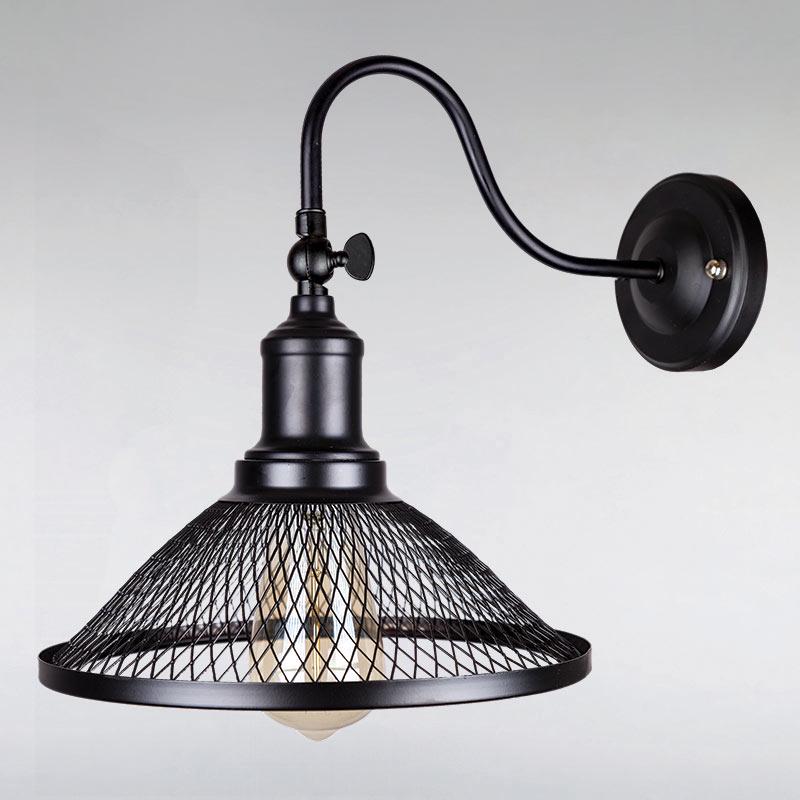 ᐉ Бра настенный лофт Light House LS-13452F3-1 BK Черный • Купить в ...