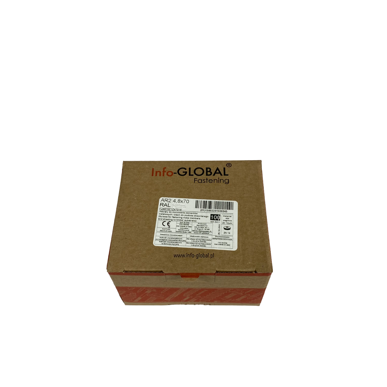 Кровельный саморез Info-Global 4,8×70 мм по дереву с шайбой EPDM (RAL 6005) Кровельный саморез Info-Global 4,8×70 мм по дереву с шайбой EPDM (RAL 6005)