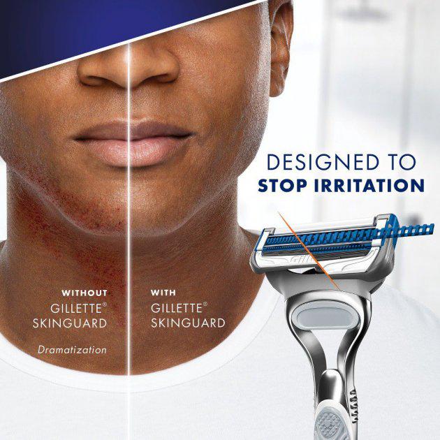 Картриджі змінні для гоління чоловічі Gillette Skinguard Sensitive 8 шт. (8063483) - фото 2
