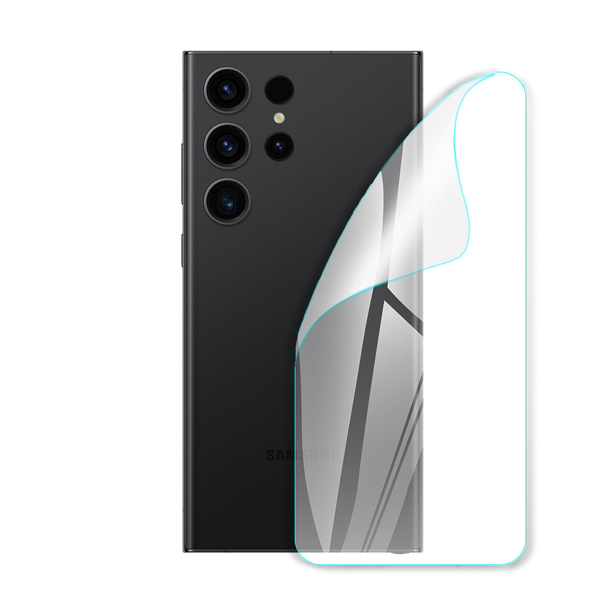 Защитная полиуретанова глянцевая пленка Medium Armor на корпус смартфона Samsung Galaxy S23 Ultra (PF-M02CSG-001-120)