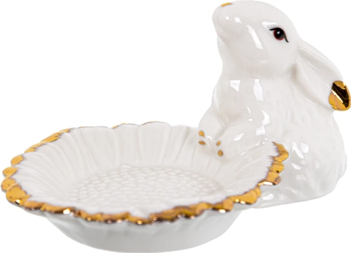 Подставка для яиц BonaDi Кролик с подсолнухом 12,5 см (149-475)