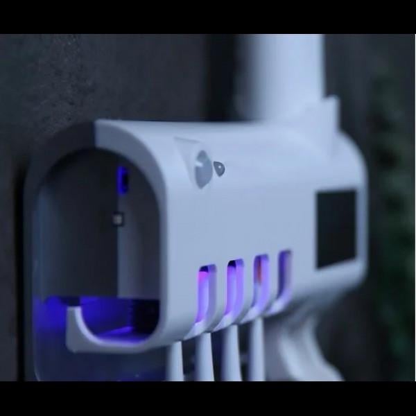 Диспенсер для зубной пасты и щеток Toothbrush автоматический УФ-стерилизатор (7352) - фото 2